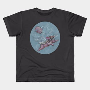 When Pigs Fly (they have ALL the fun!) Kids T-Shirt